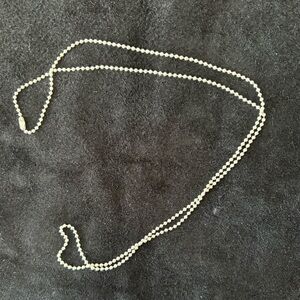 Sterling Silver Beaded Necklace
